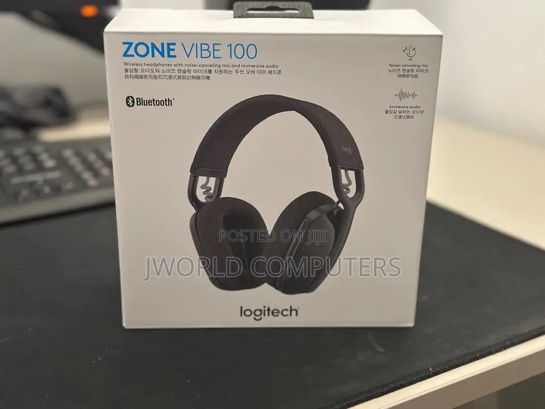Logitech Zone Vibe 100 Wireless Over Ear Headphones