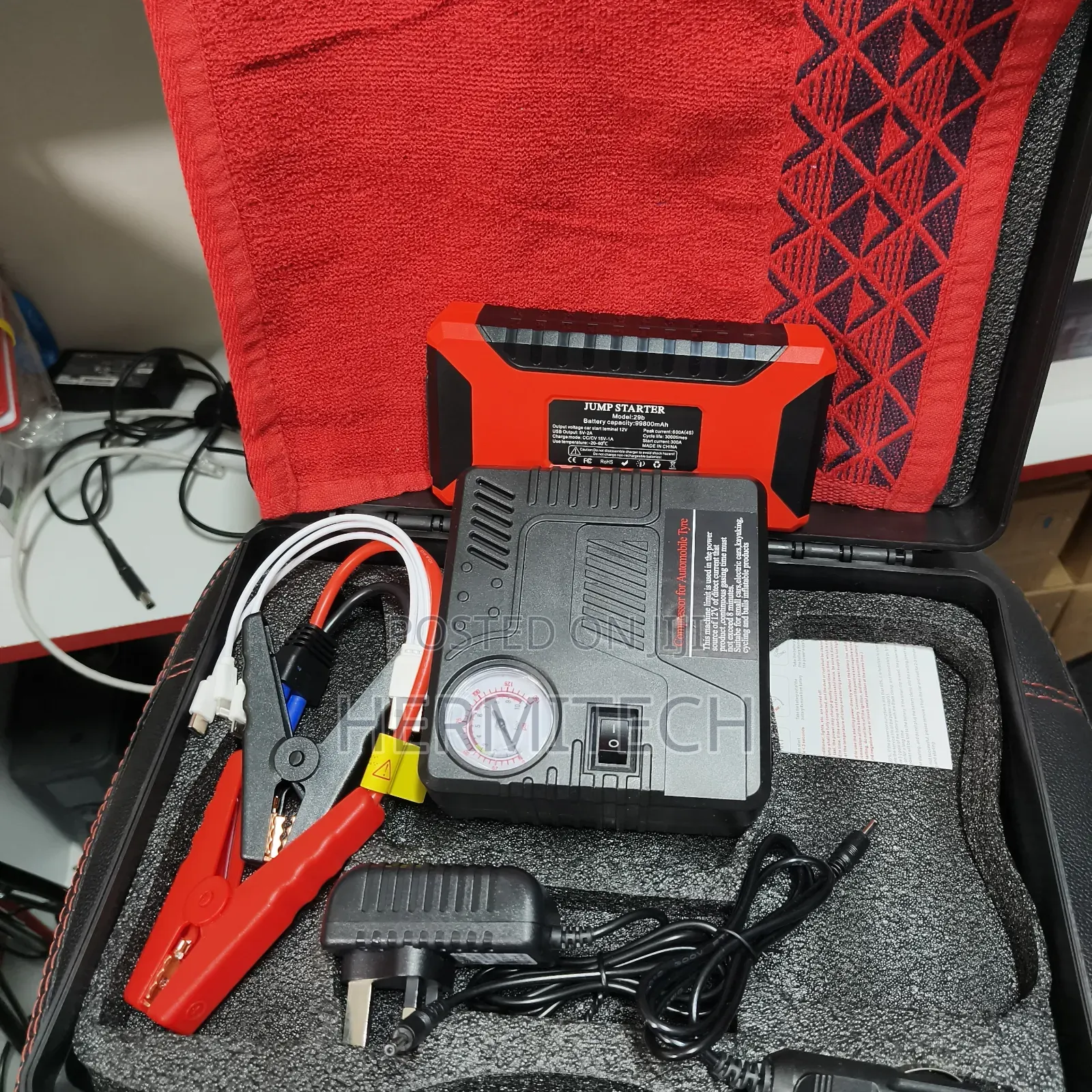 Jump Starter Kit Available for All Types of Cars Simple to Use