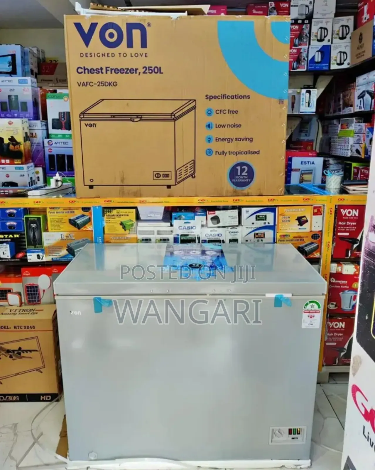 Von Freezer, 250l With 12monts Warranty
