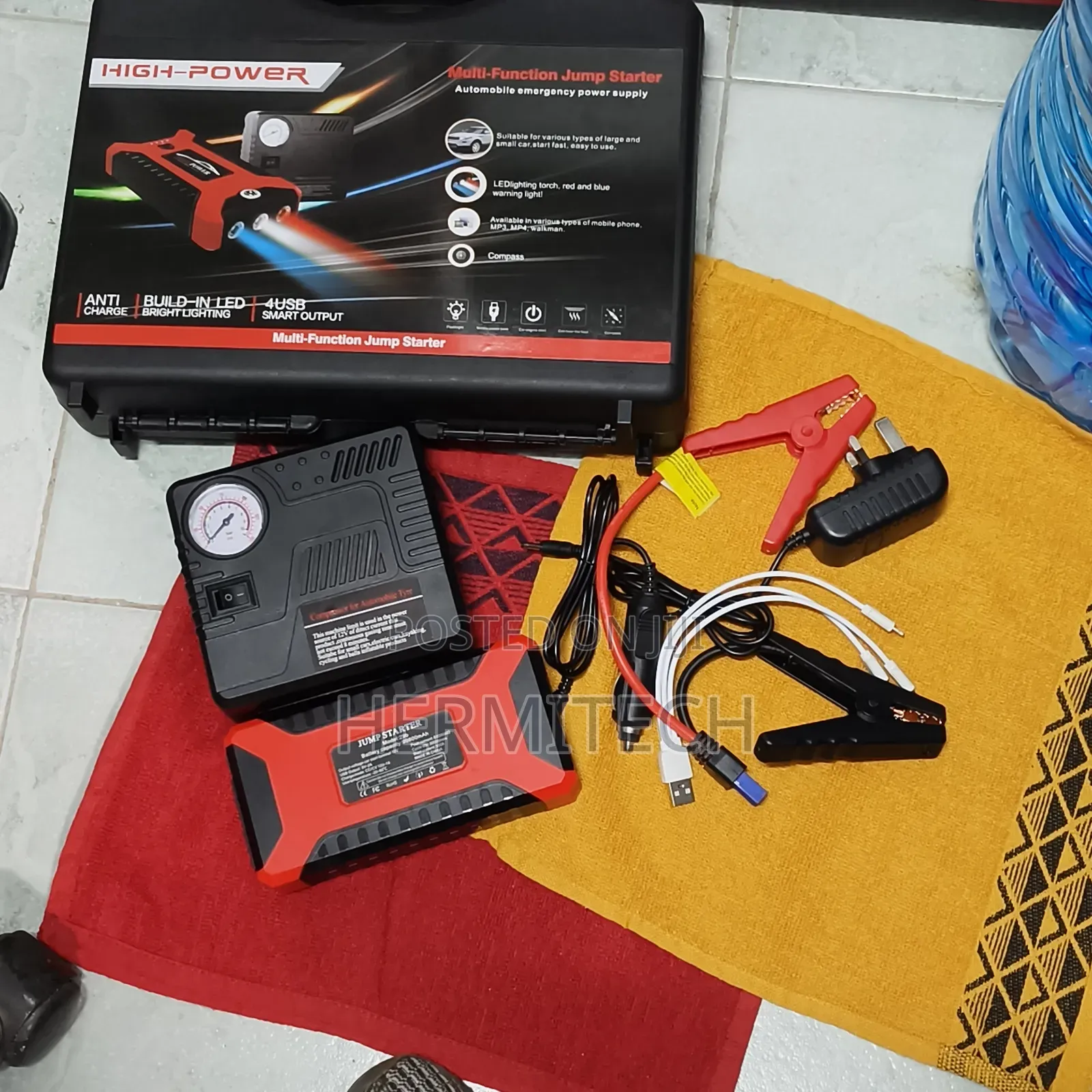 Multi Function Jump Starter Kit Available for All Types of Cars