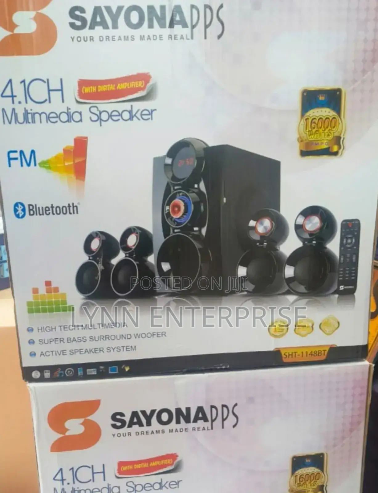 16000 Watts 4.1ch Sayona Sht-1148bt
