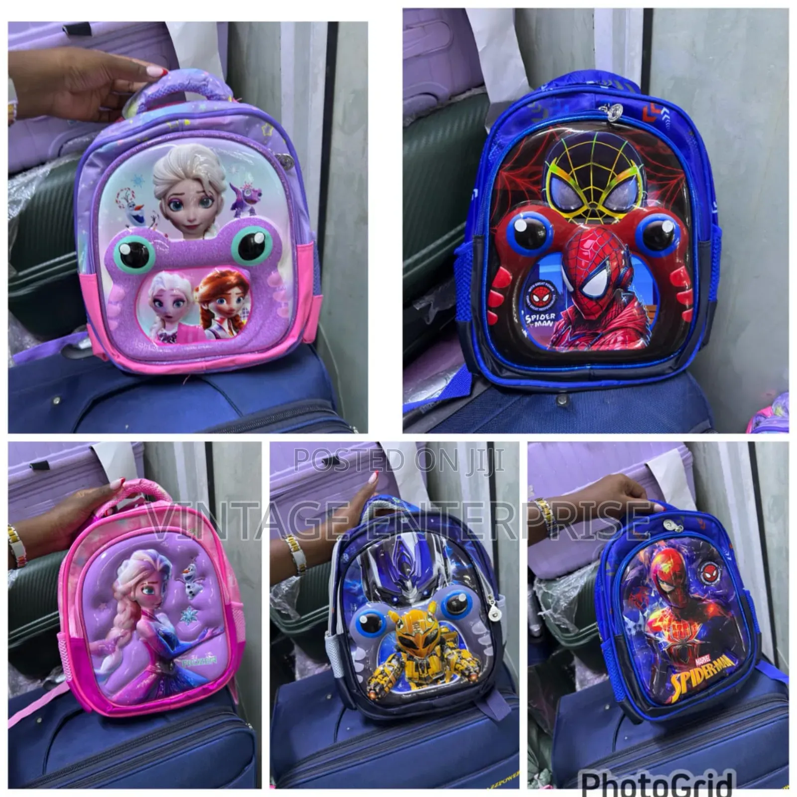 Cartoon Themed School Bag