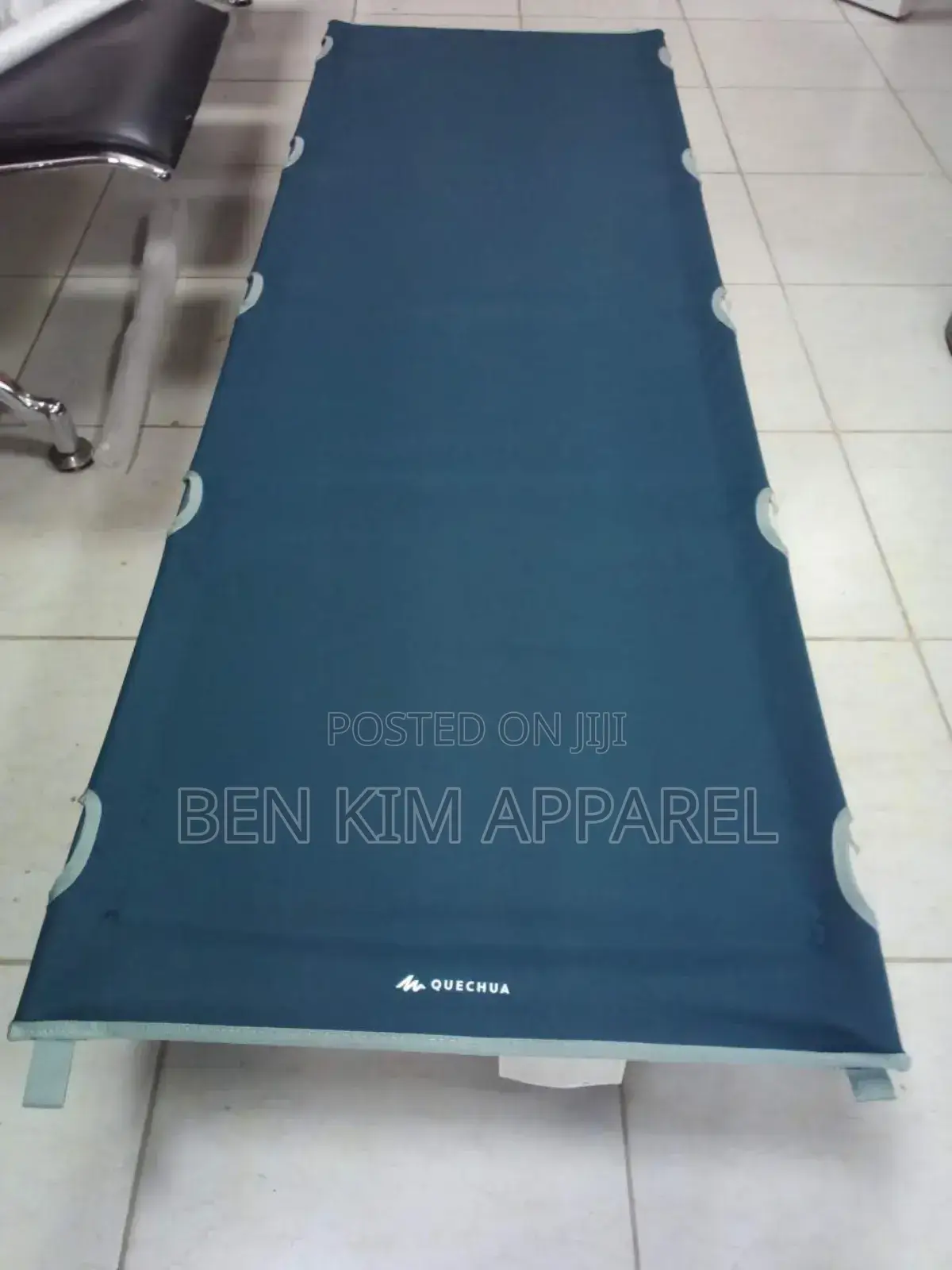 1 Person Camping Foldable Metallic With Fabric Bed 185×60×20cms 5.5kgs