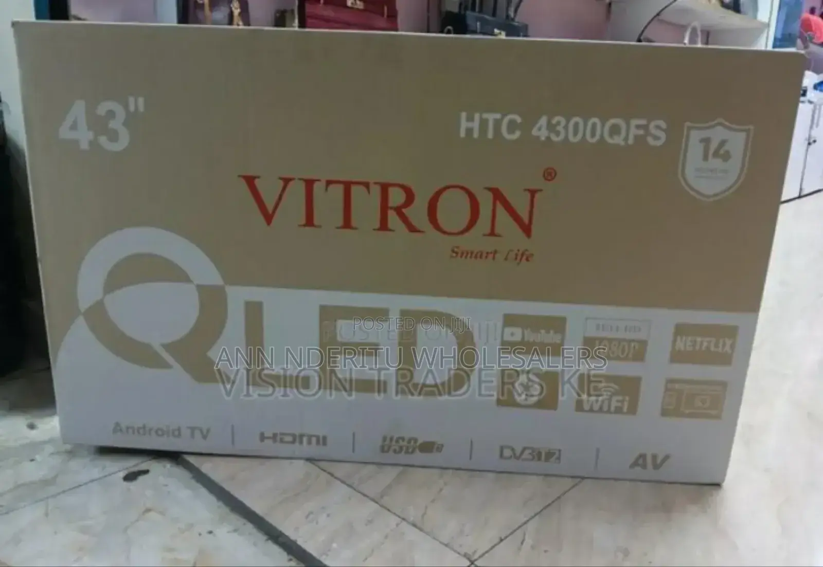 Qled Vitron 43inch Smart TV