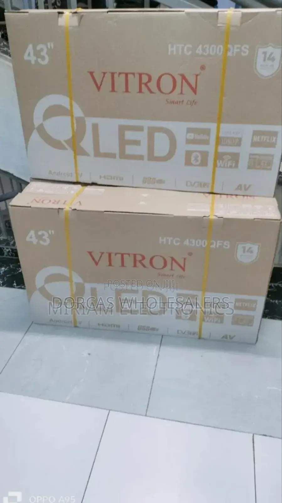 Pay on Delivery Vitron 43inch Smart Tv