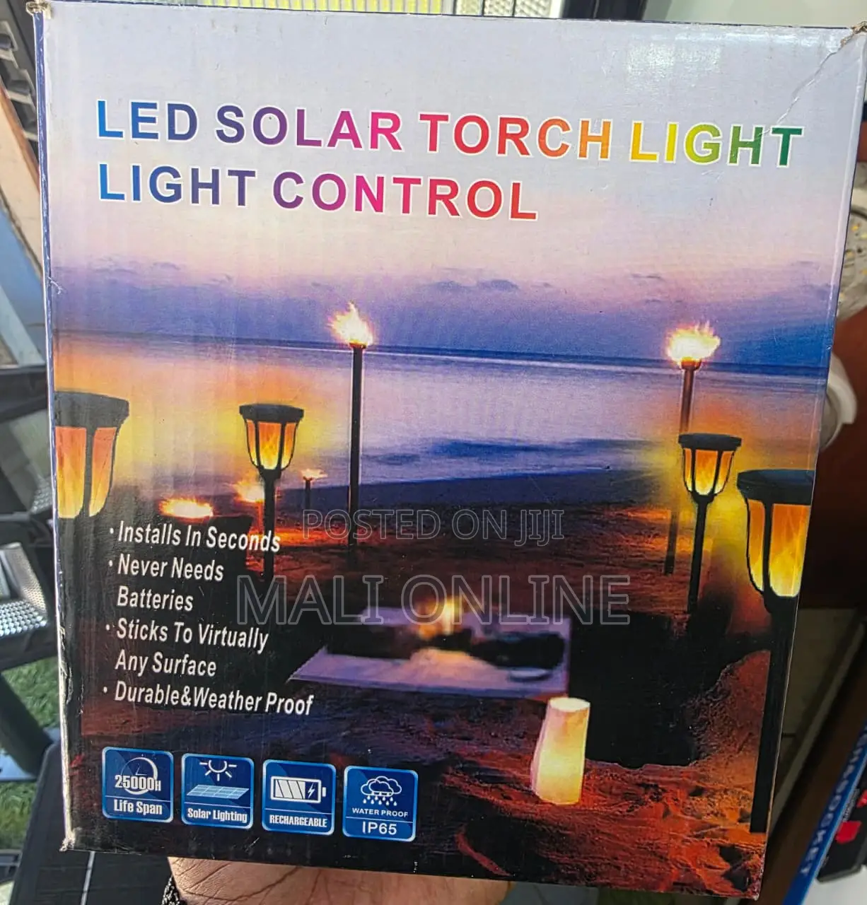 Solar Torch Light Led Flame Effect Outdoor Waterproof Garden Light