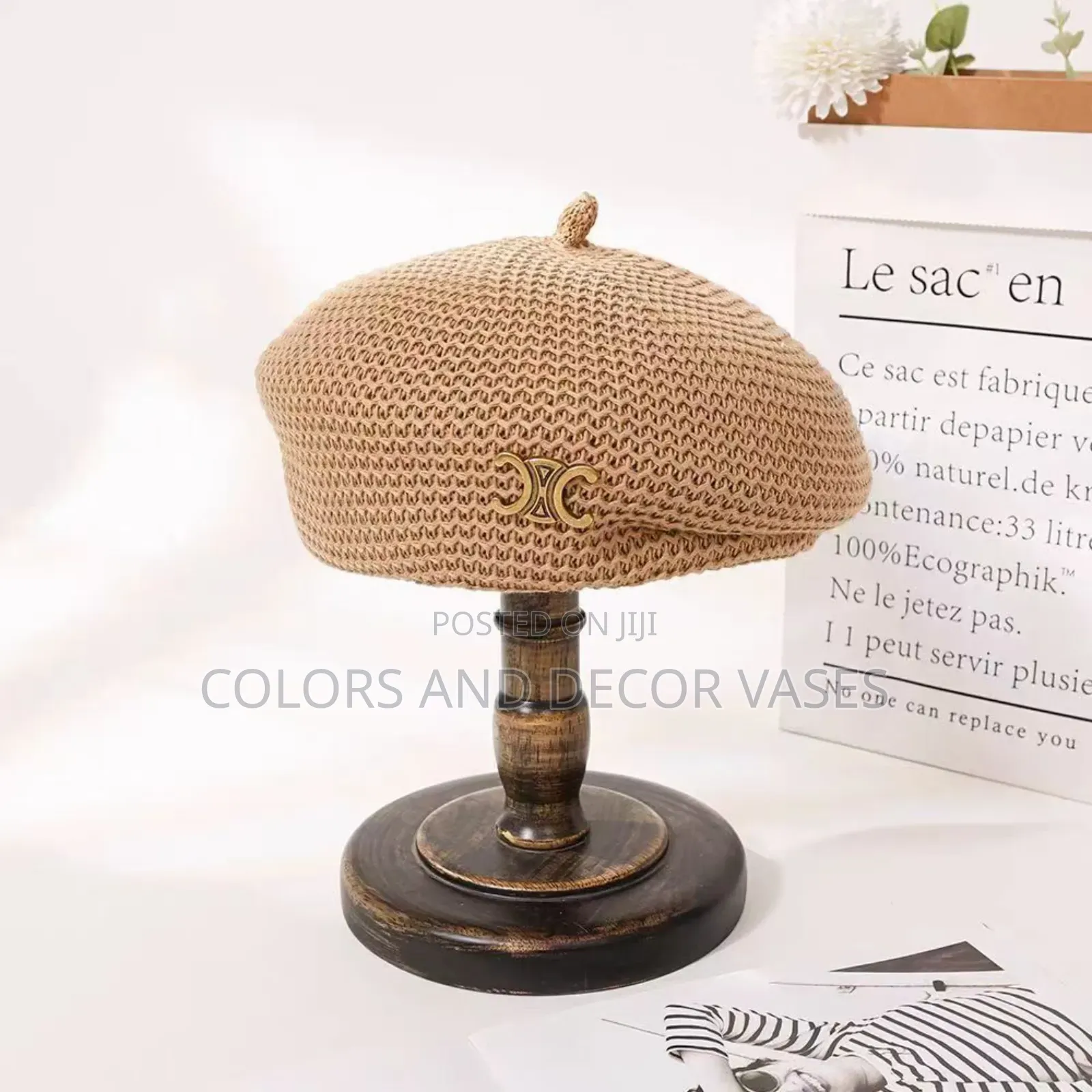 Berets in Black and Beige