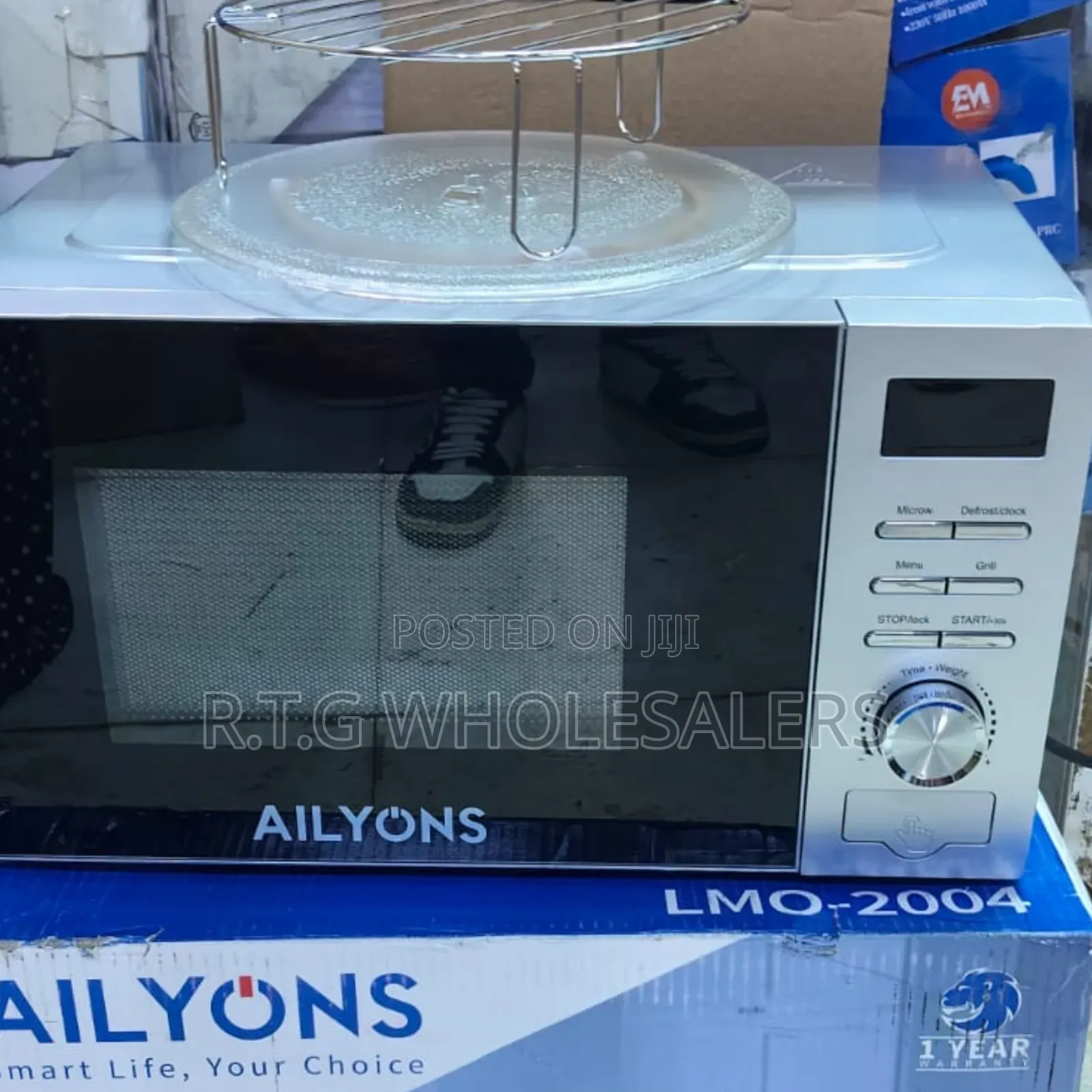 Ailyons 20‐Liter Grill Microwave With Easy Controls