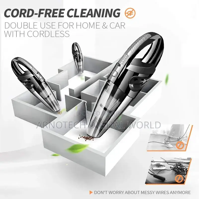Cord-Free Home Car Vacuum Cleaner