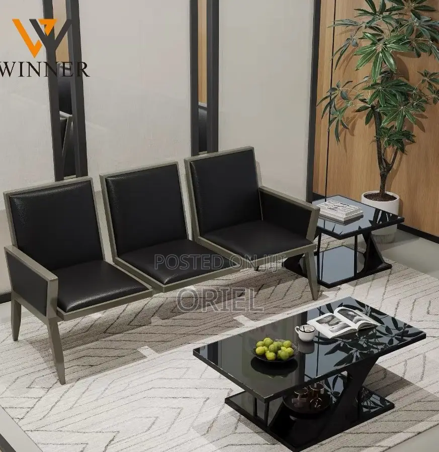 Benches; Triple-Seat Durable Reception Bench