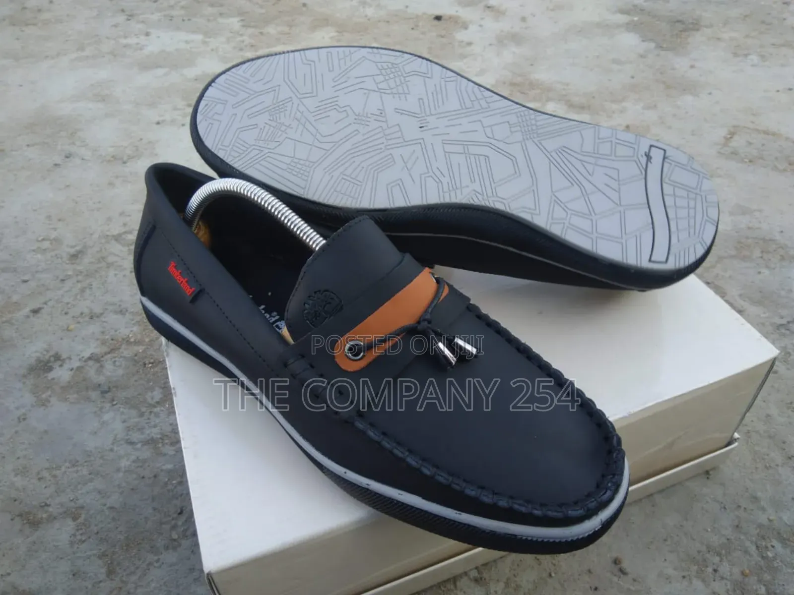 Men Casual Designer Rubber Sole Leather Loafers Shoes