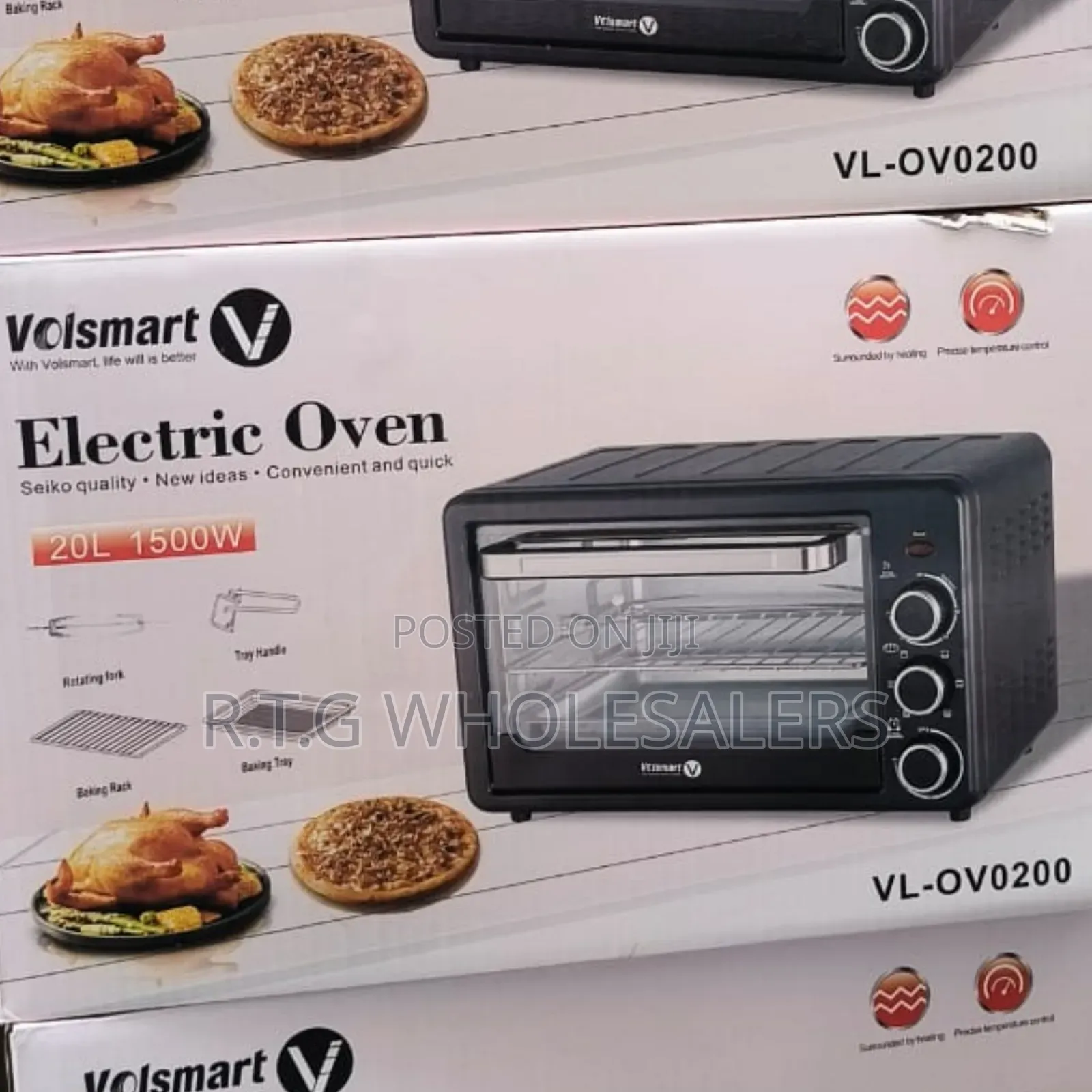 Volsmart 20 L Electric Oven – Compact Kitchen Cooker