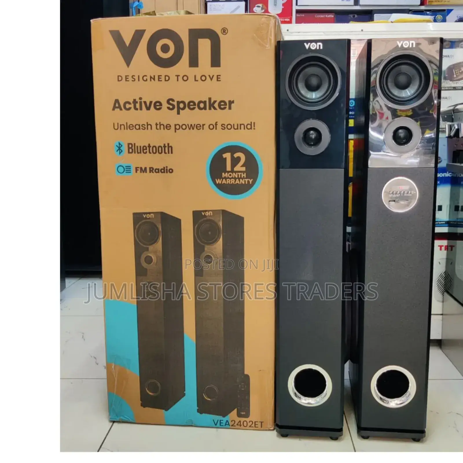 Von Active Speaker 240 Watts Subwoofer