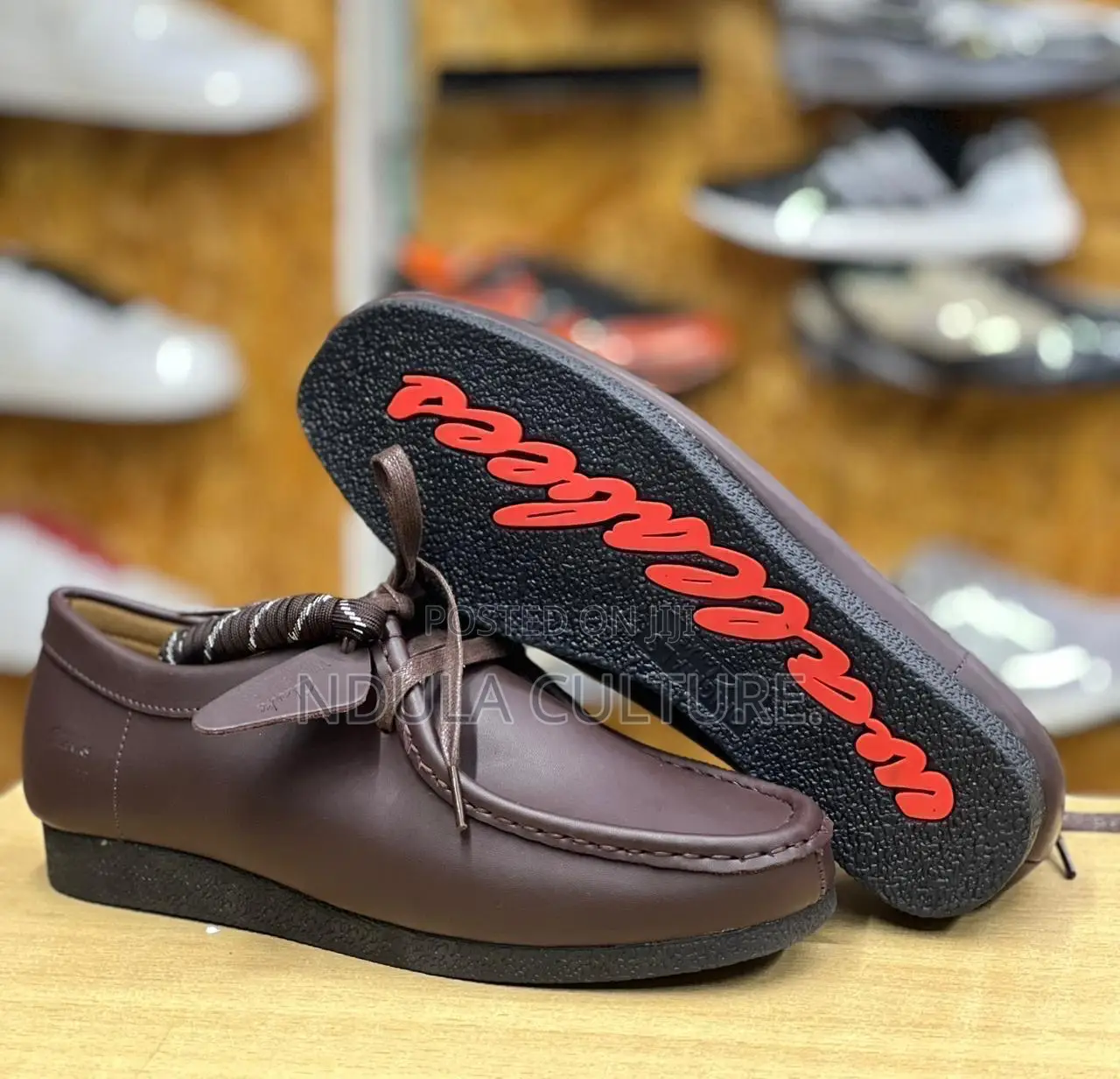 Clarks Leather Wallabees