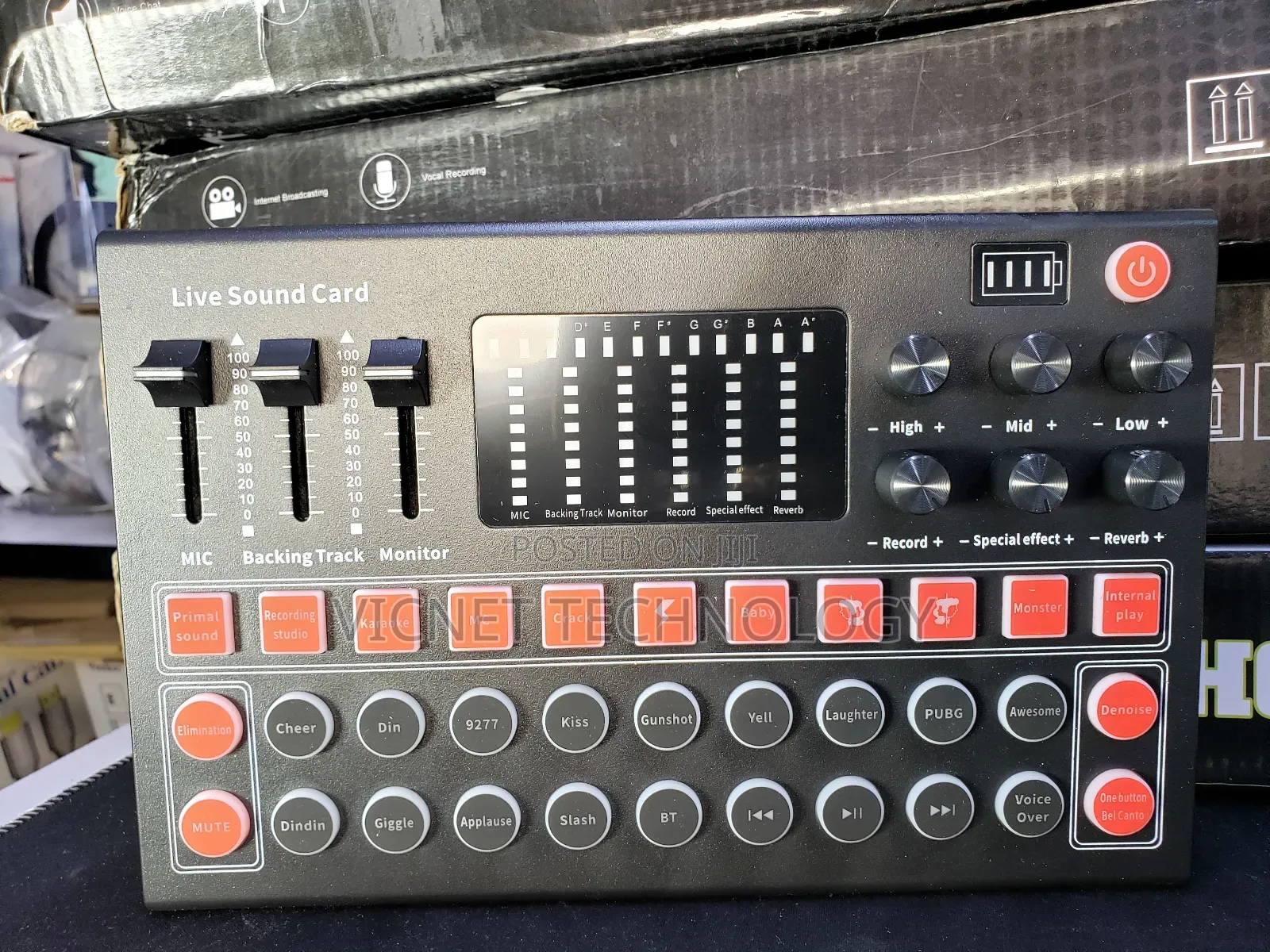 M9 Professional Live Sound Card for Podcast, Live Streaming Recordings