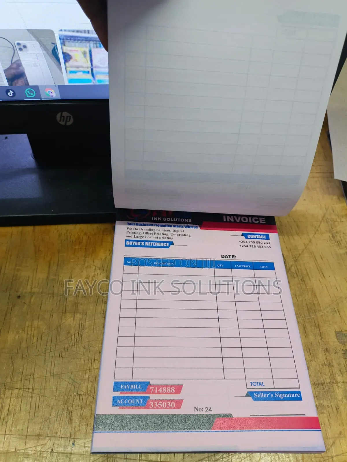 Standout A5 Receipt Books