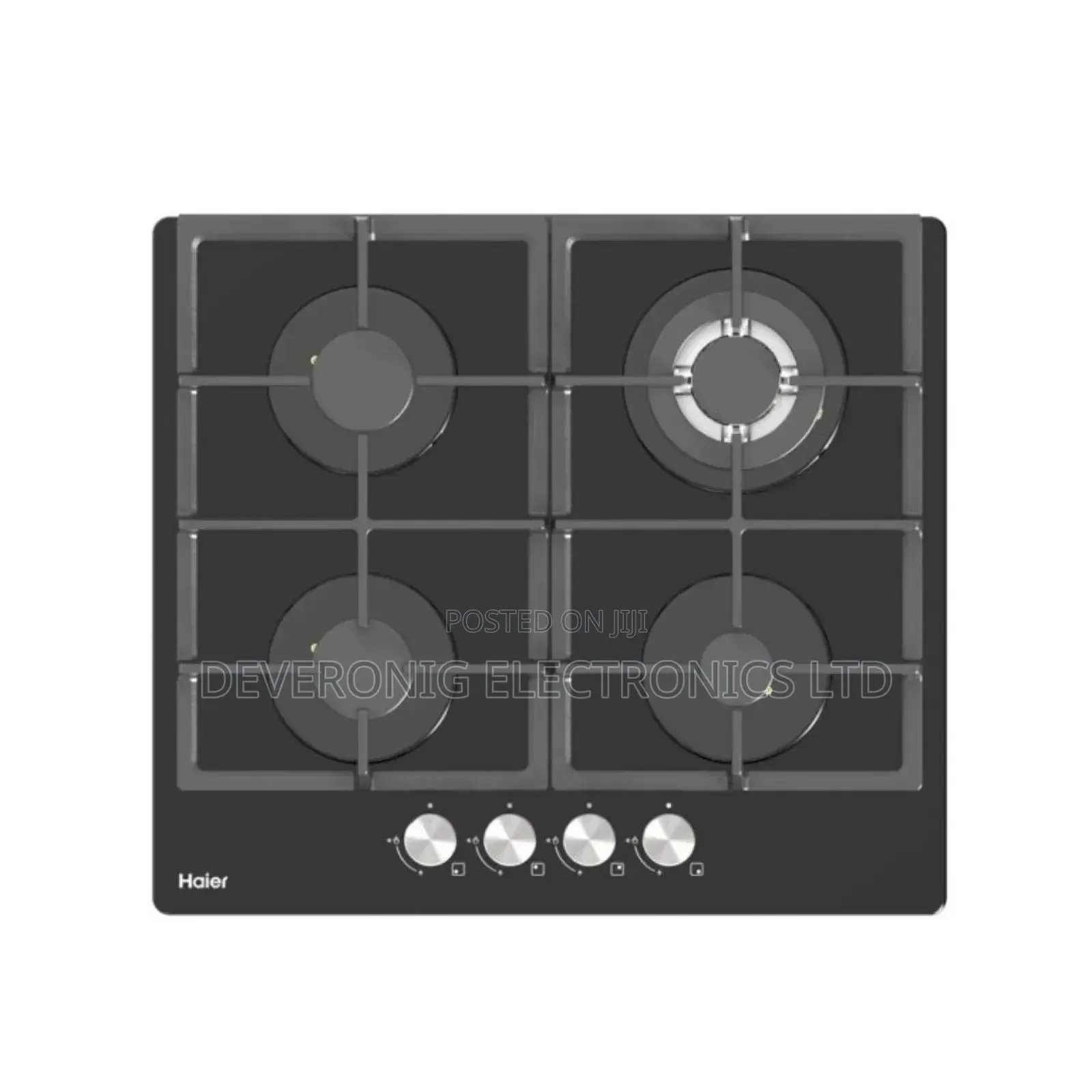 Haier 4-Burner Built-in Cooker Hob-S460fbt – Premium Black Tempered