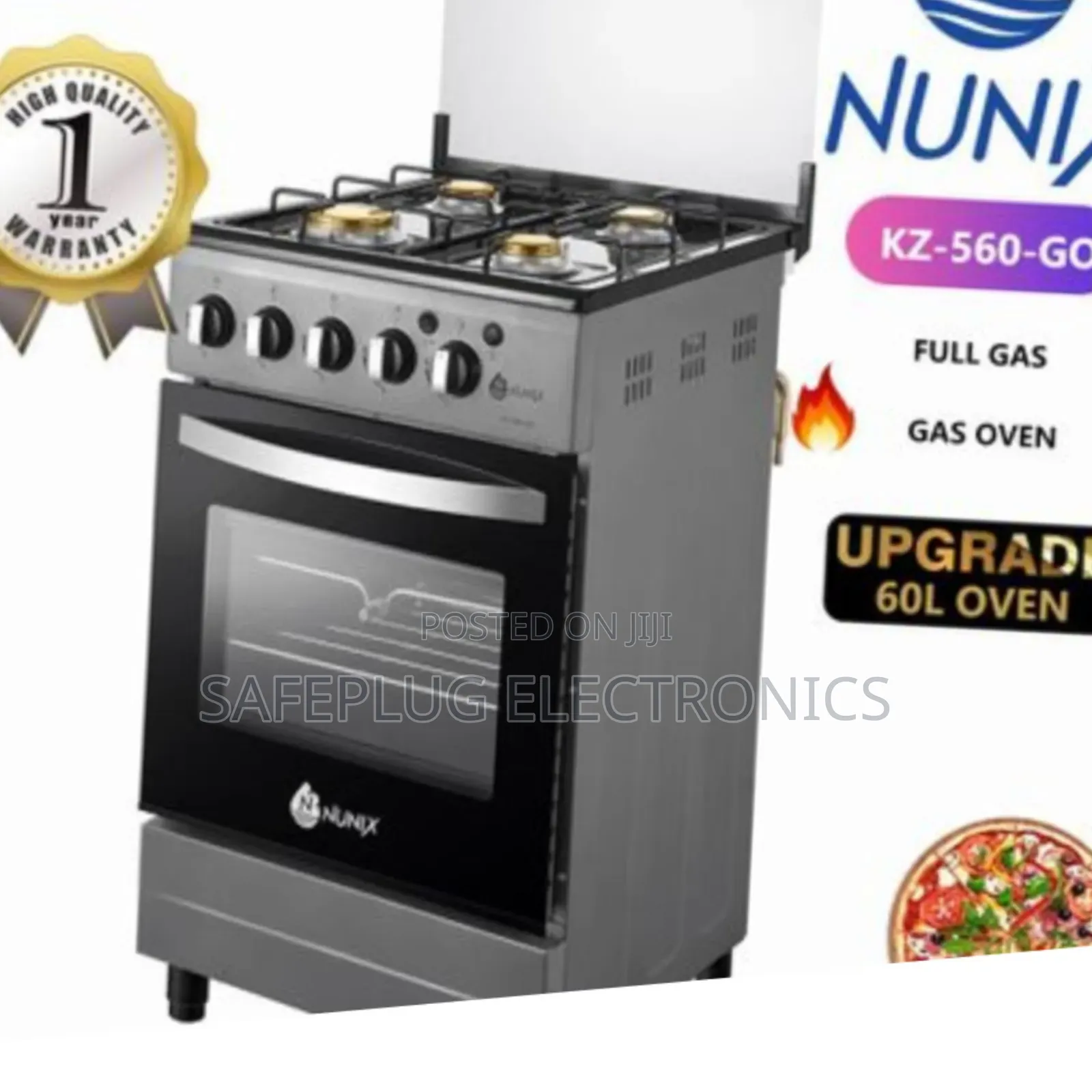 New Nunix Full Gas Standing Cooker (50×55cm)
