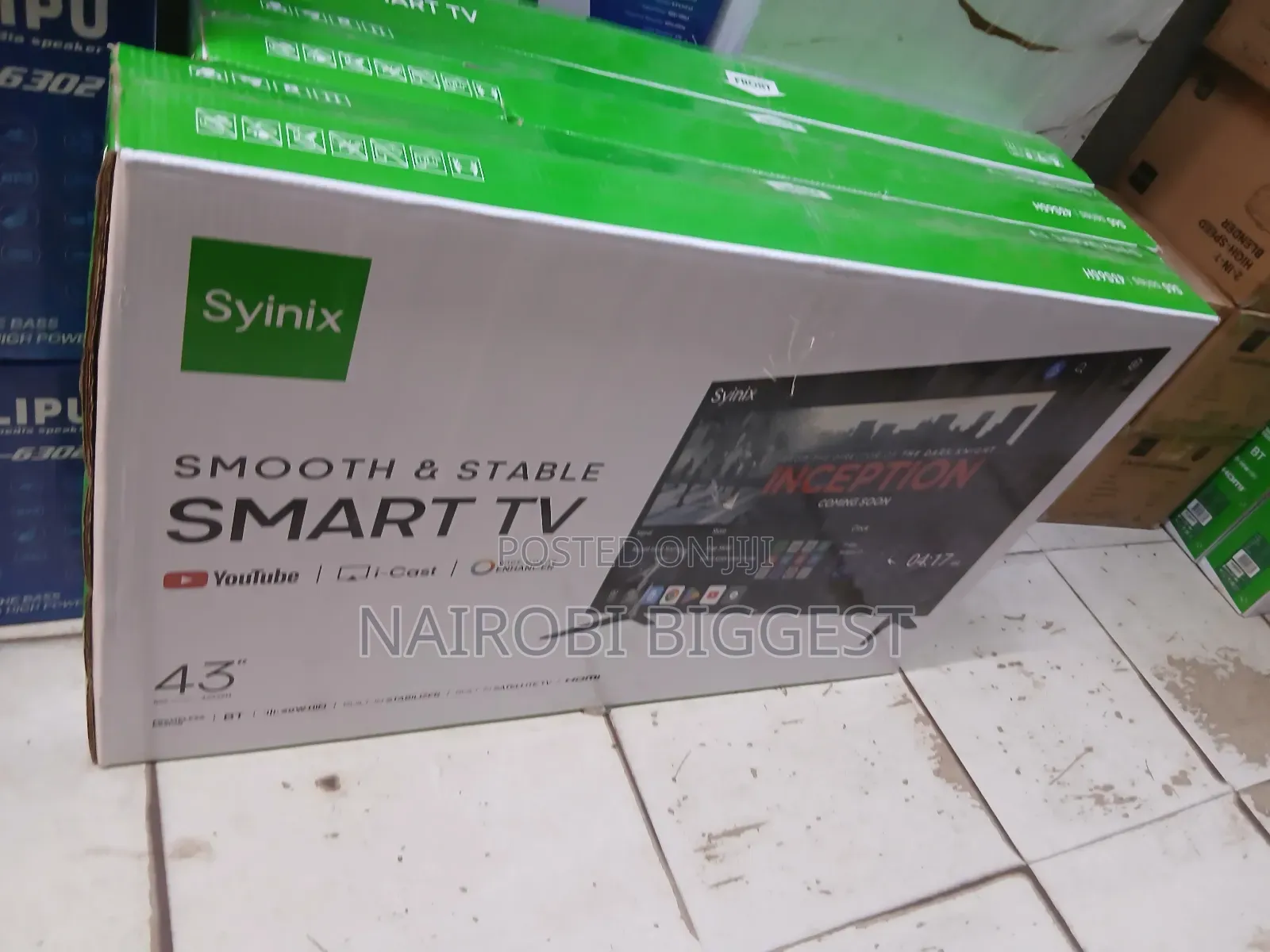 Syinix 43 Smart Frameless Television