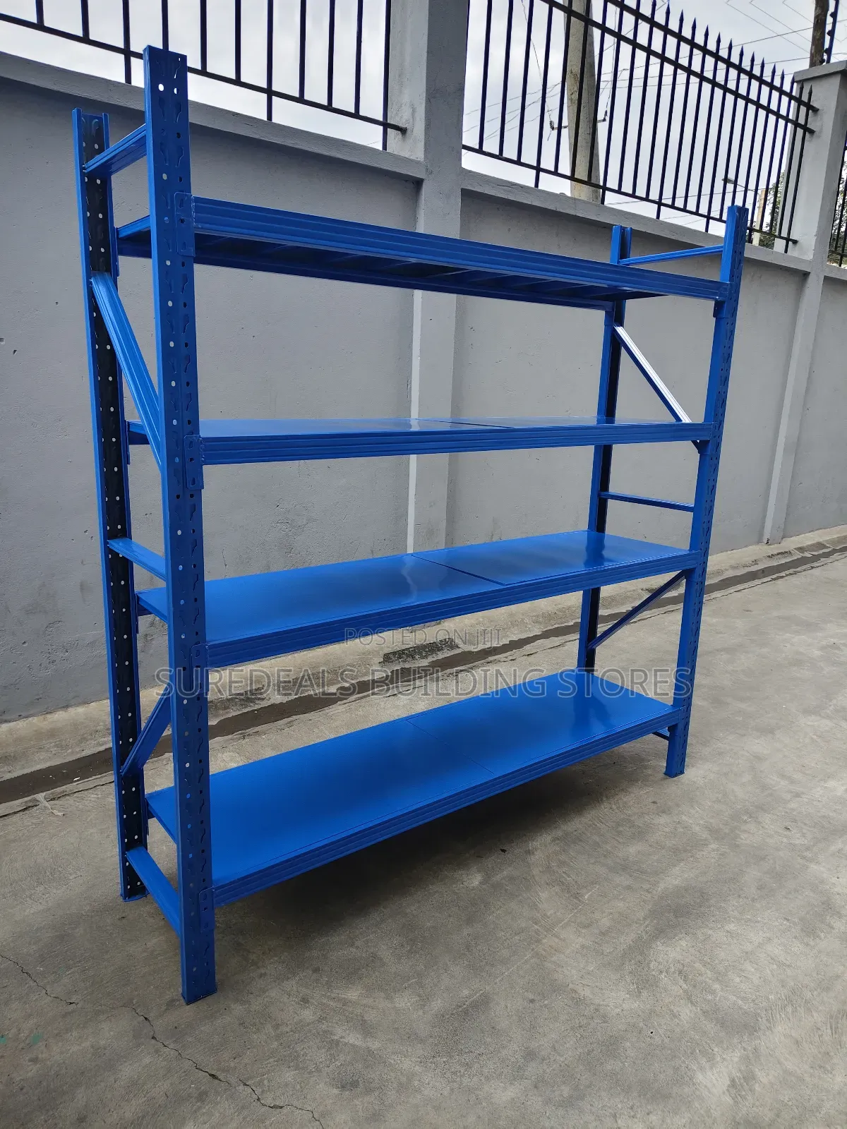 Heavy-duty Industrial Steel Shelving Unit *2mtrs By 2mtrs By 0.5mtrs*
