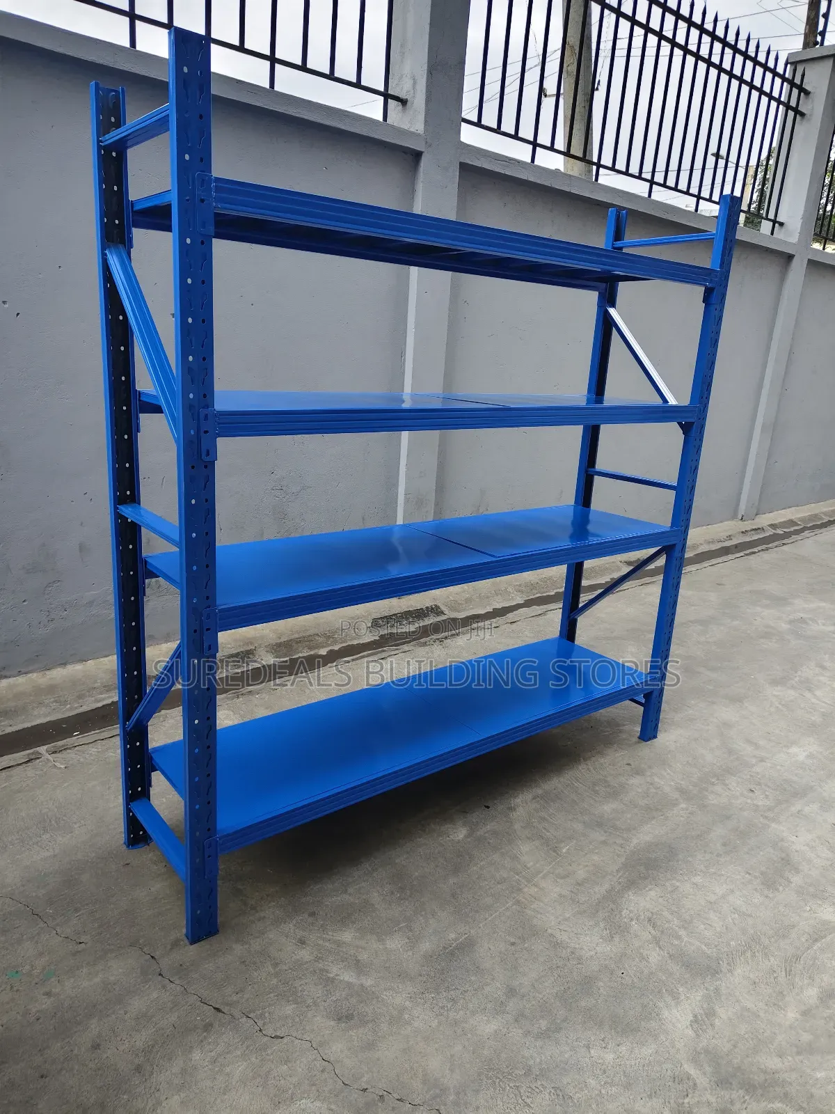 Heavy-duty Industrial Steel Shelving Unit *2mtrs By 2mtrs By 0.5mtrs*