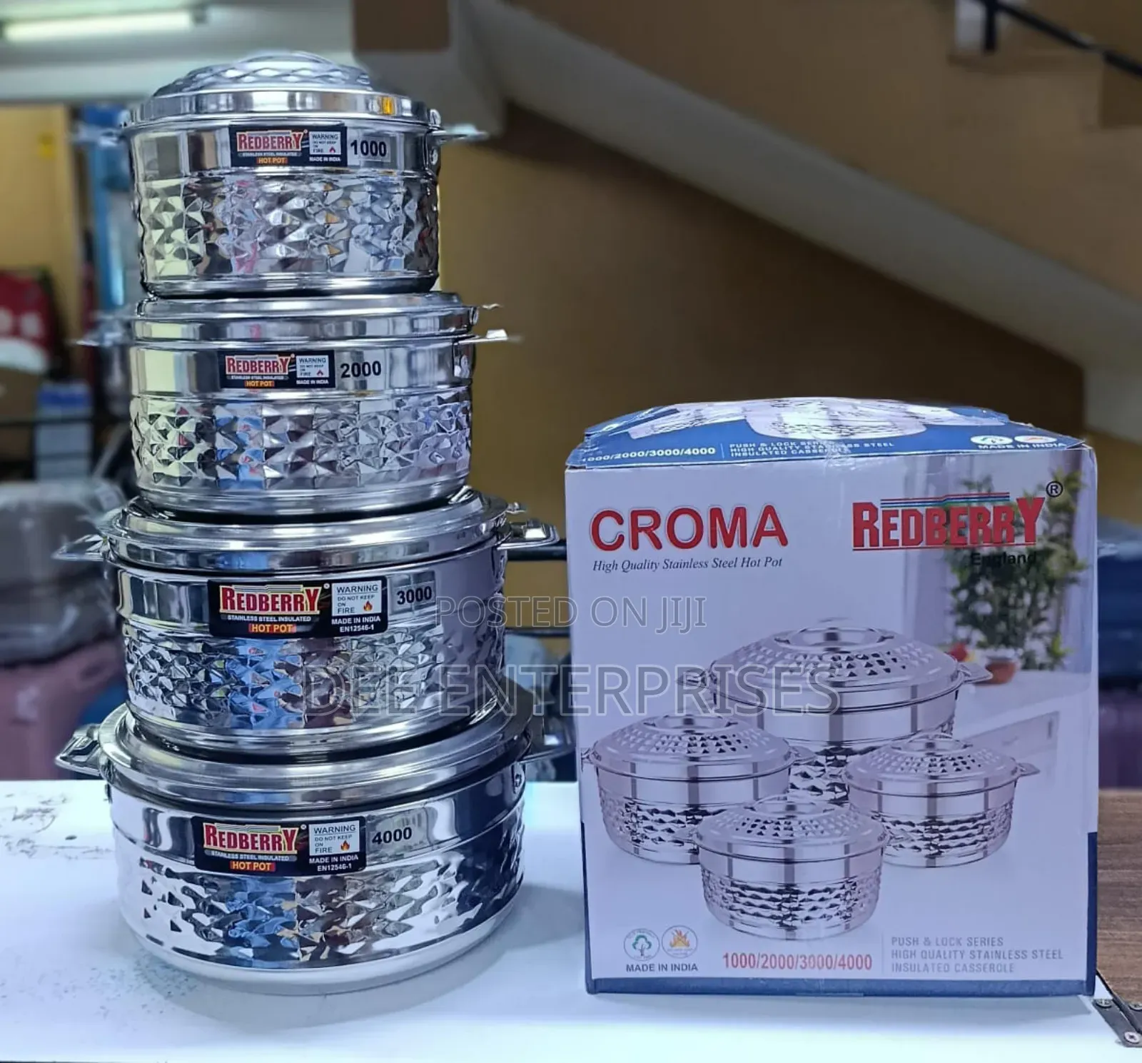 Croma Stainless Steel Hotpots