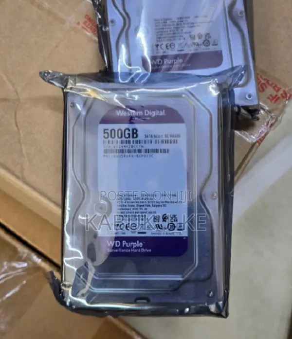 500gb Wd Purple Surveillance Hard Disk Brand New