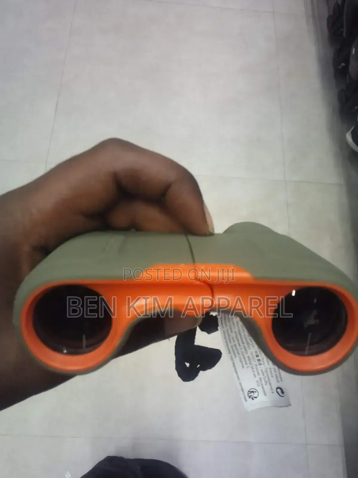 8 × 25 Foldable Pocket Size Fit Binoculars Fixes Focus Orange Green