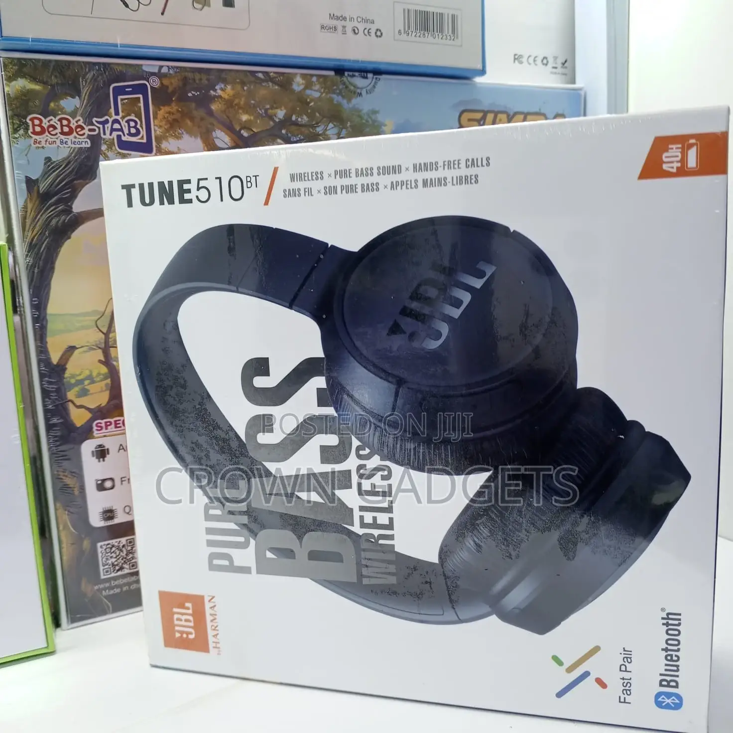 Jbl Tune 510bt Pure Bass Wireless Headphones With Mic