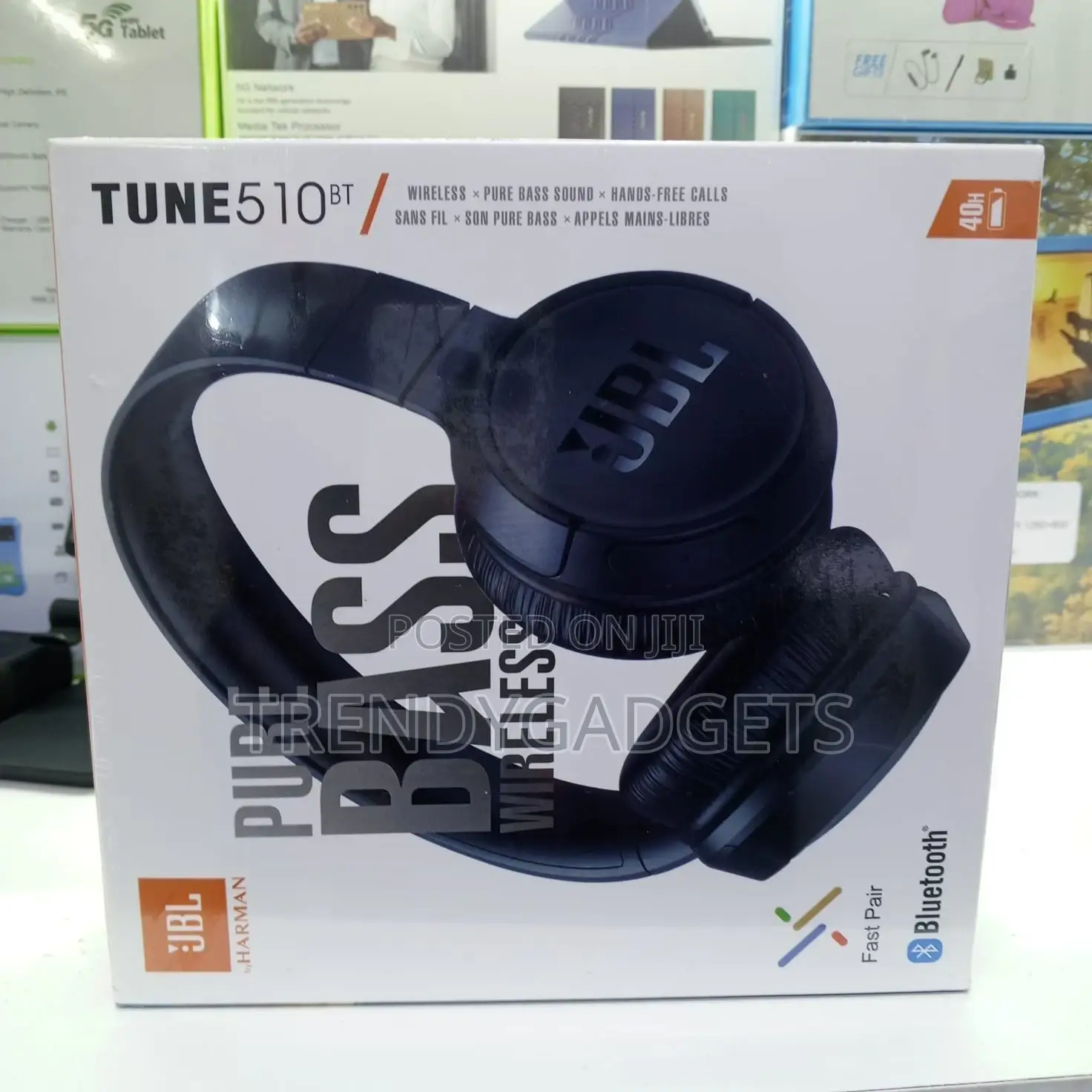 Jbl Tune 510bt Pure Bass Wireless Headphones With Mic