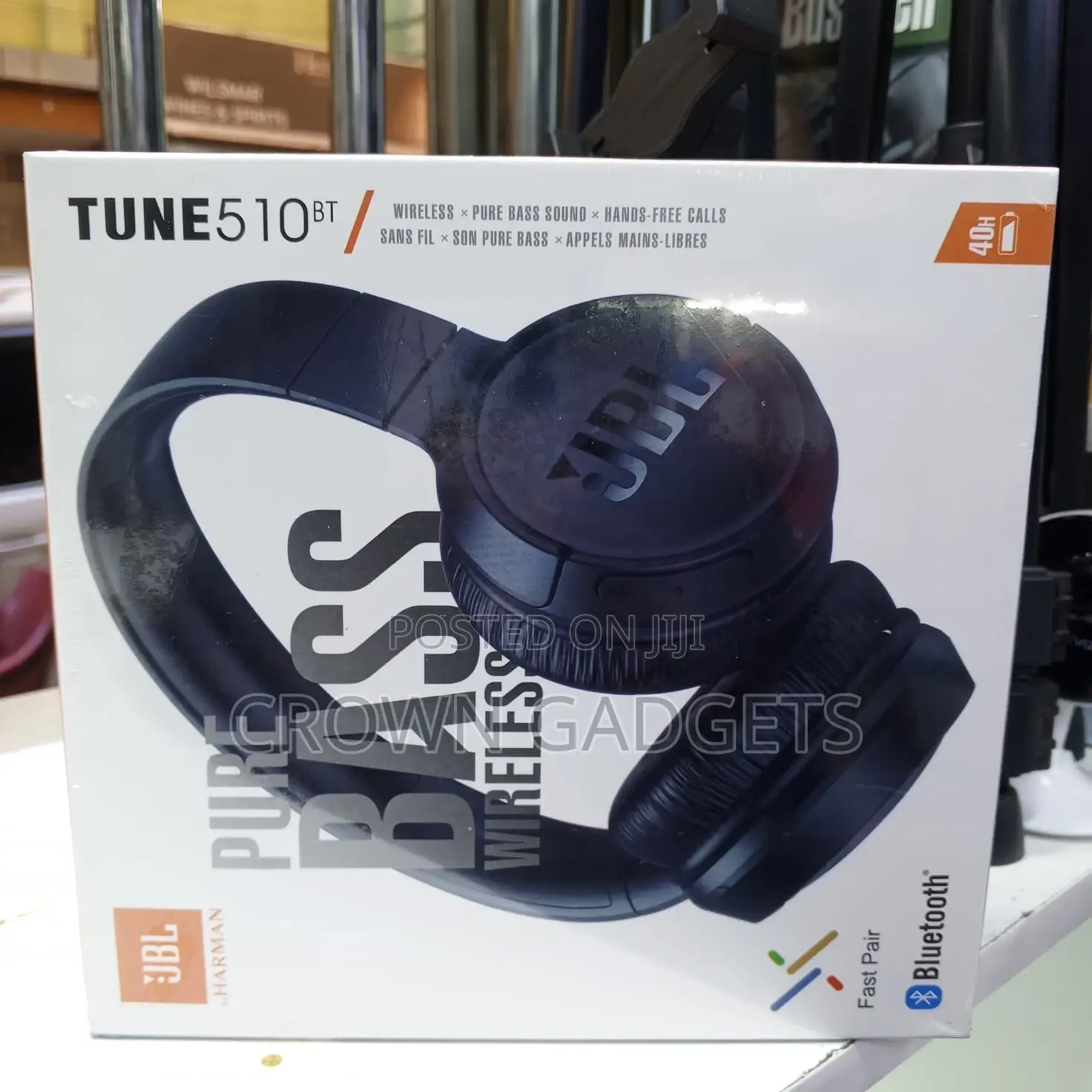 Jbl Tune 510bt Pure Bass Wireless Headphones With Mic