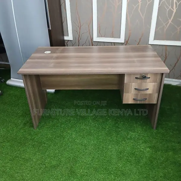 Home Office Furniture| 120cm Study Desk With Lockable Drawers