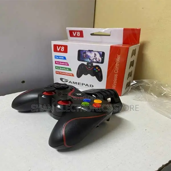 Ps3 V8 Wireless Bluetooth Gaming Controller Gamepad With Smartphone