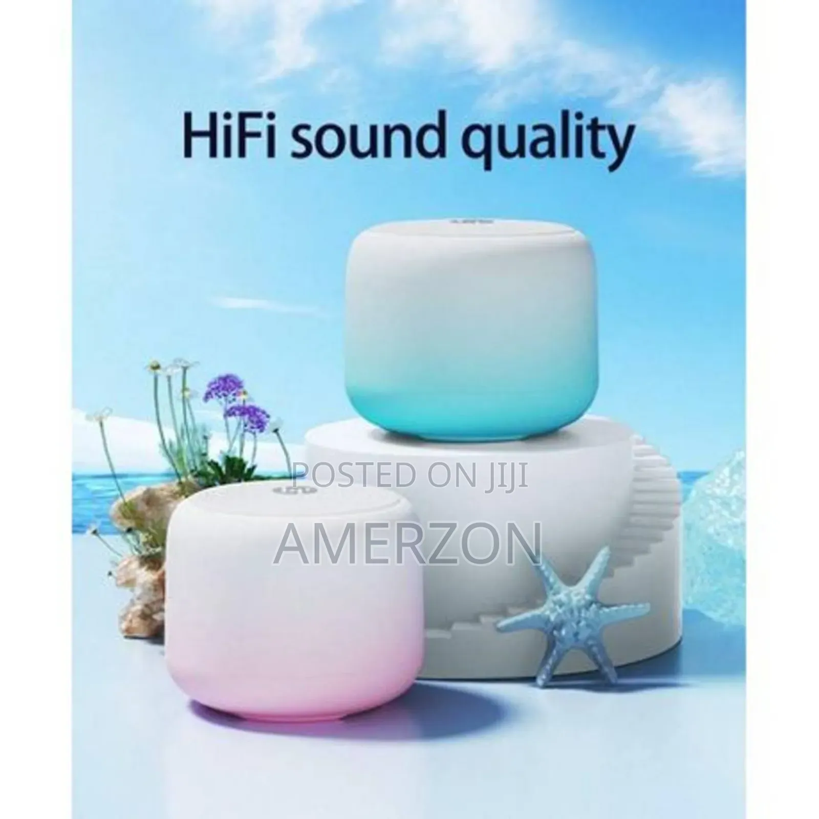 Hp - Bts07 - Waterproof Bluetooth Speaker With Hi-Fi Sound
