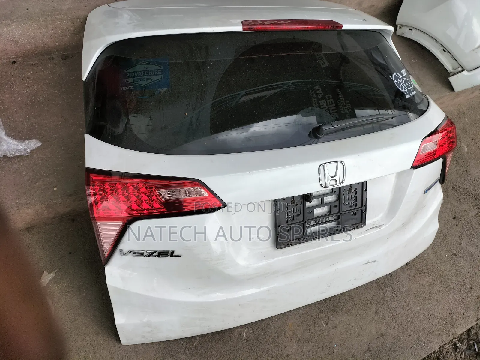 Honda Vezel 2016 Boot