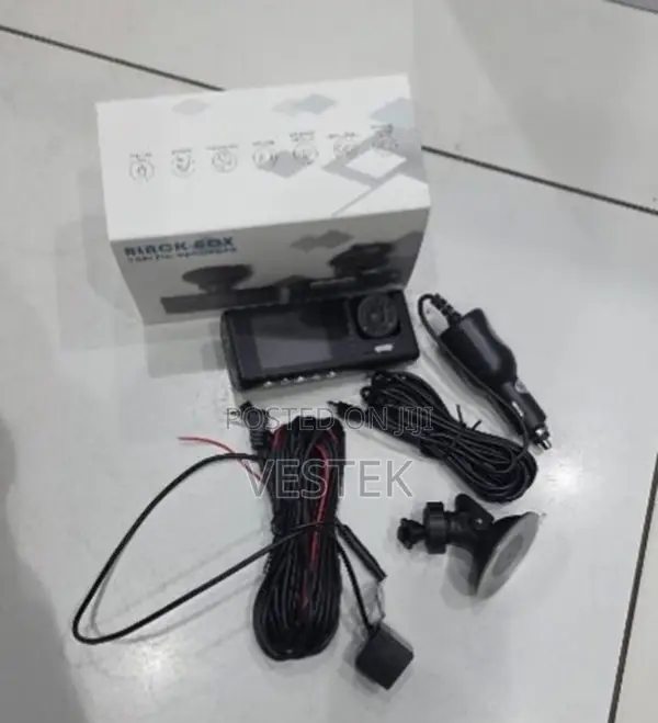 Dashcam 2 Inch Ips Screen Dash Camera 1080p Front Rear and Inside