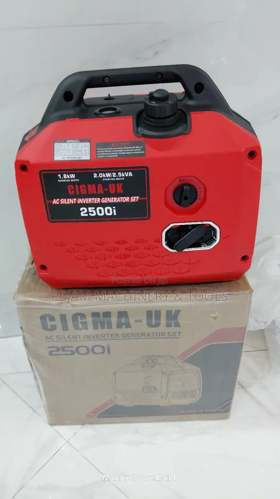 Cigma-Uk 2500i 2kw/2.5kva Super Silent Inverter Generator Set