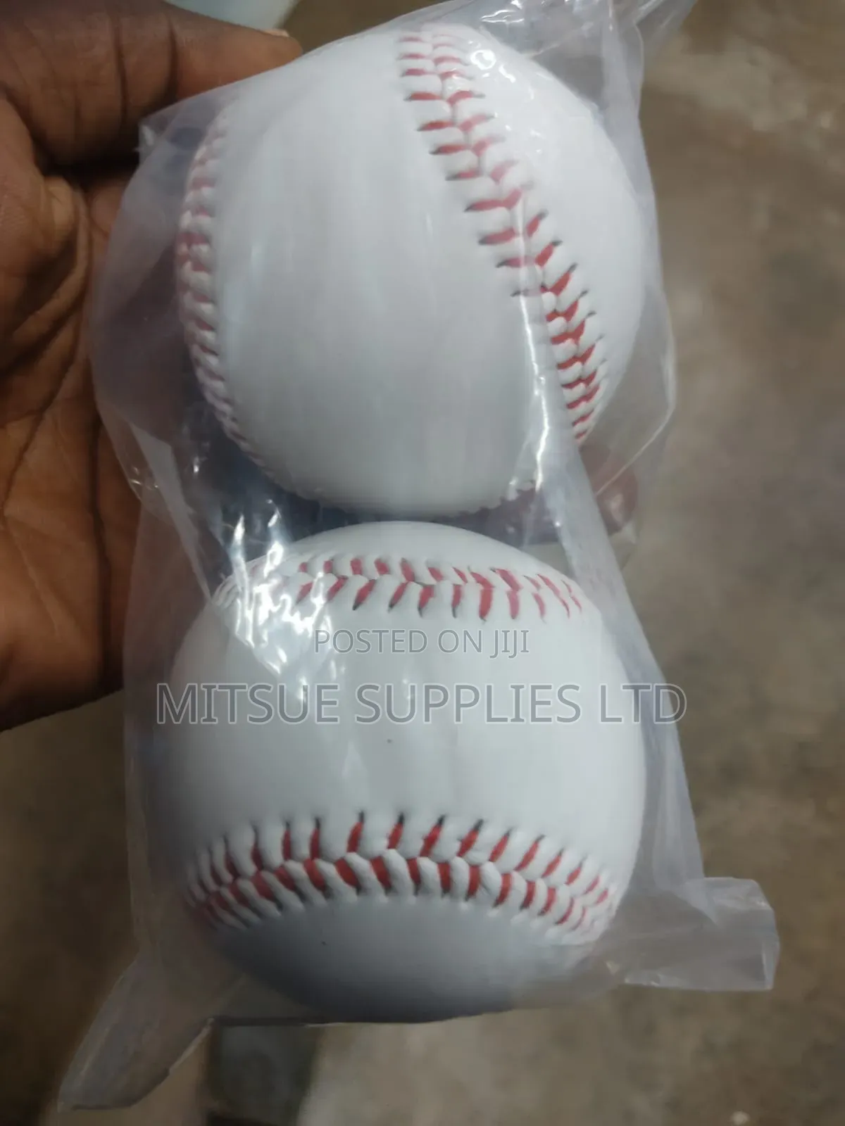 Pair Of Baseball 7.2cm Diameter