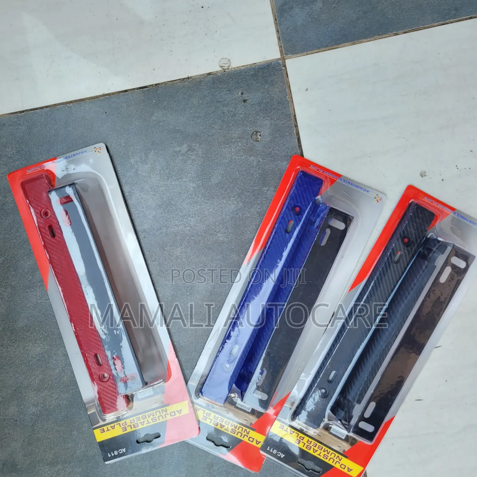 Universal Adjustable Number Plate Frame