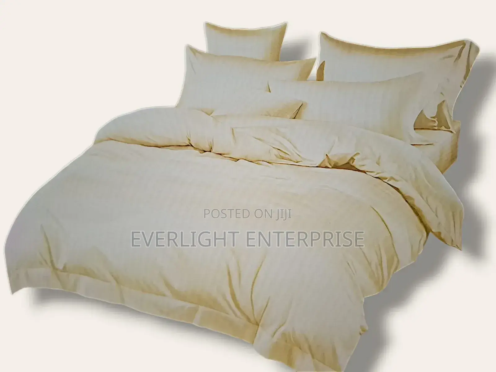 Cotton Stripped Duvet Cover Bedsheet: