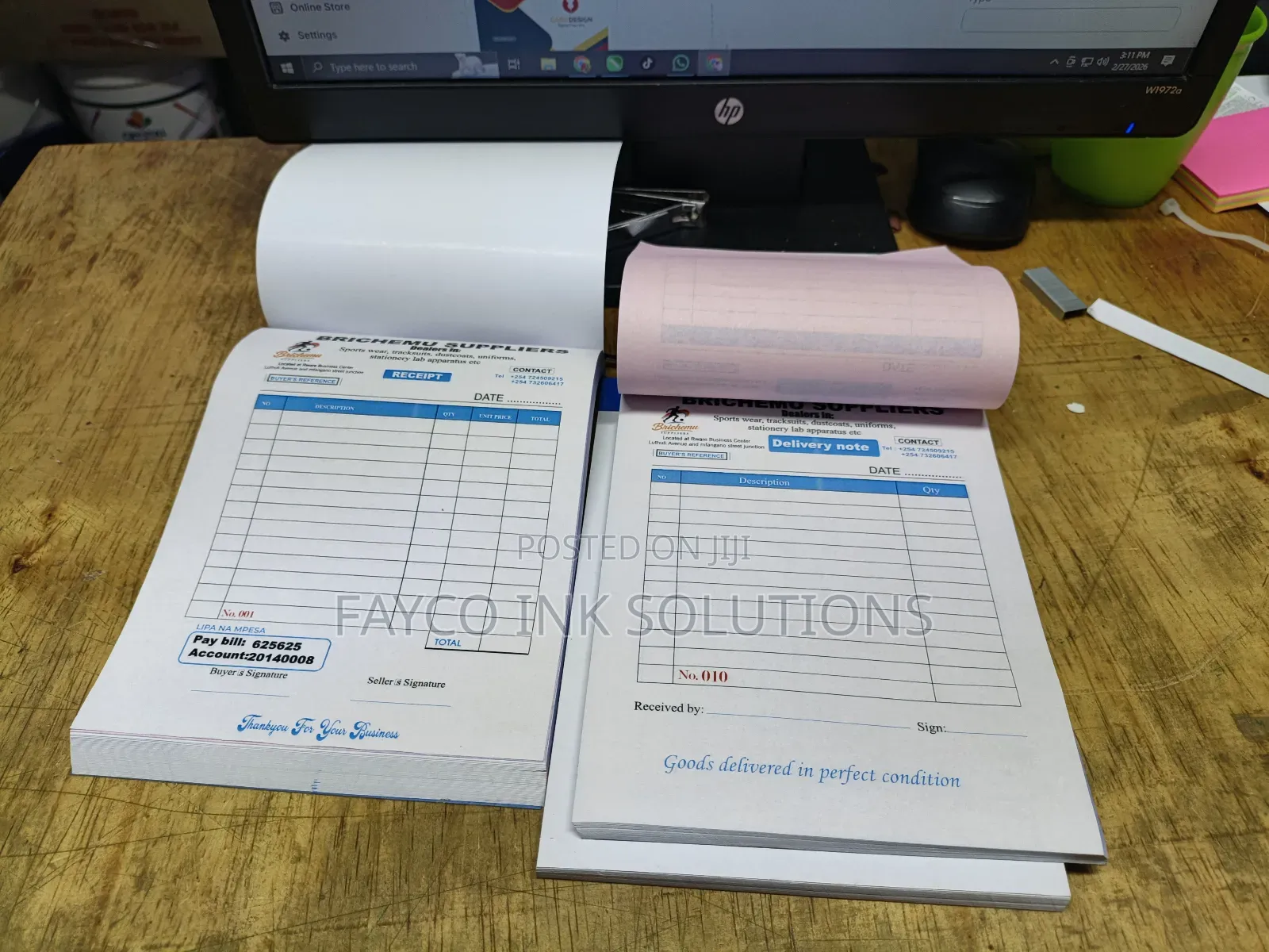 A5 Receipt Books — Simple, Clean Business-Ready