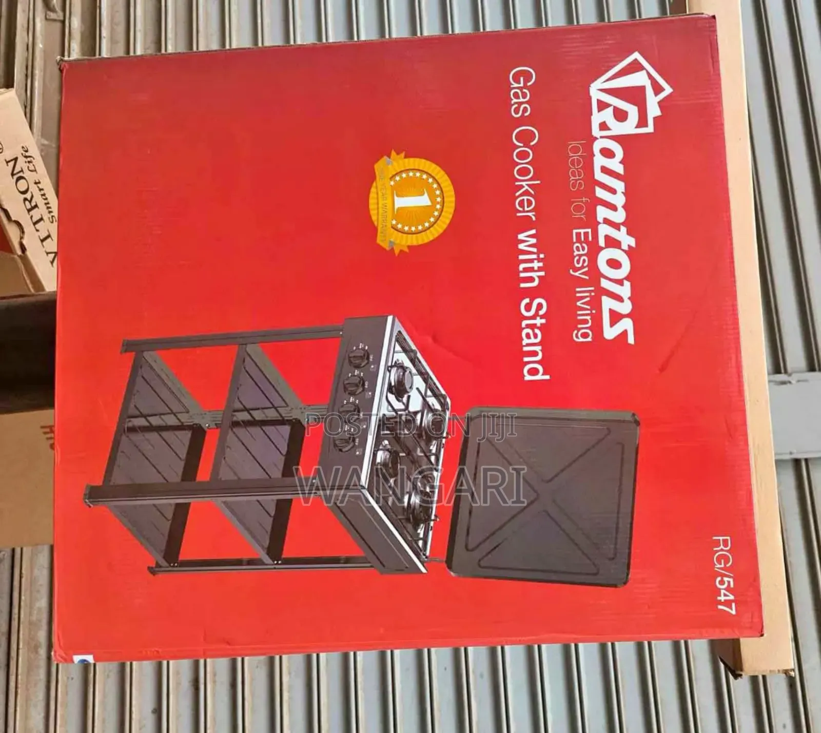Brand New Ramton 4 Burner Cooker With Shelf