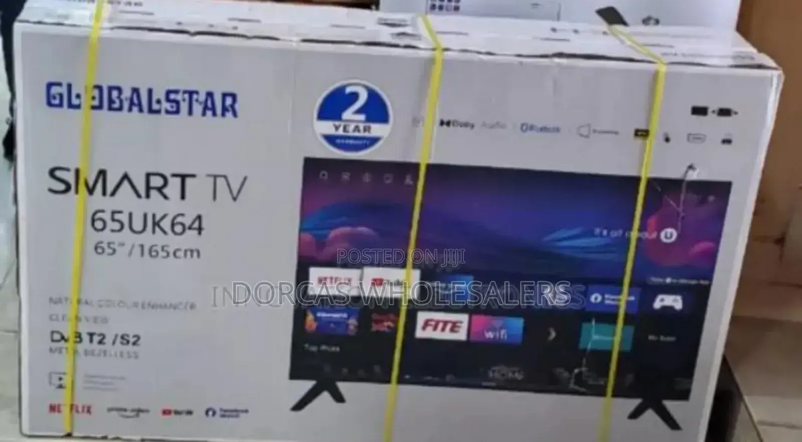 Pay on Delivery Globalstar 65inch Smart Tv
