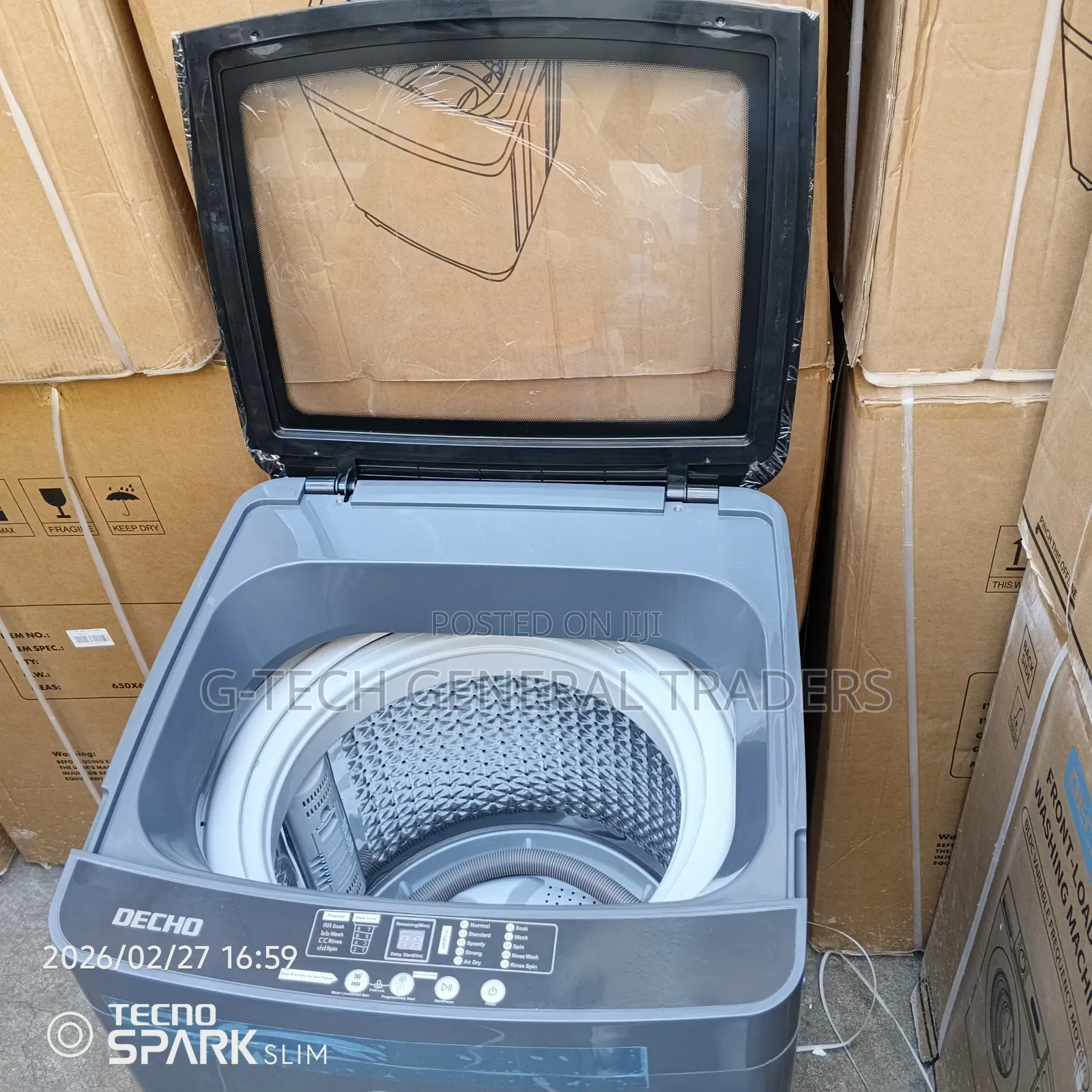 Decho 15kg Top Loader Washing Machine (1year Warranty)