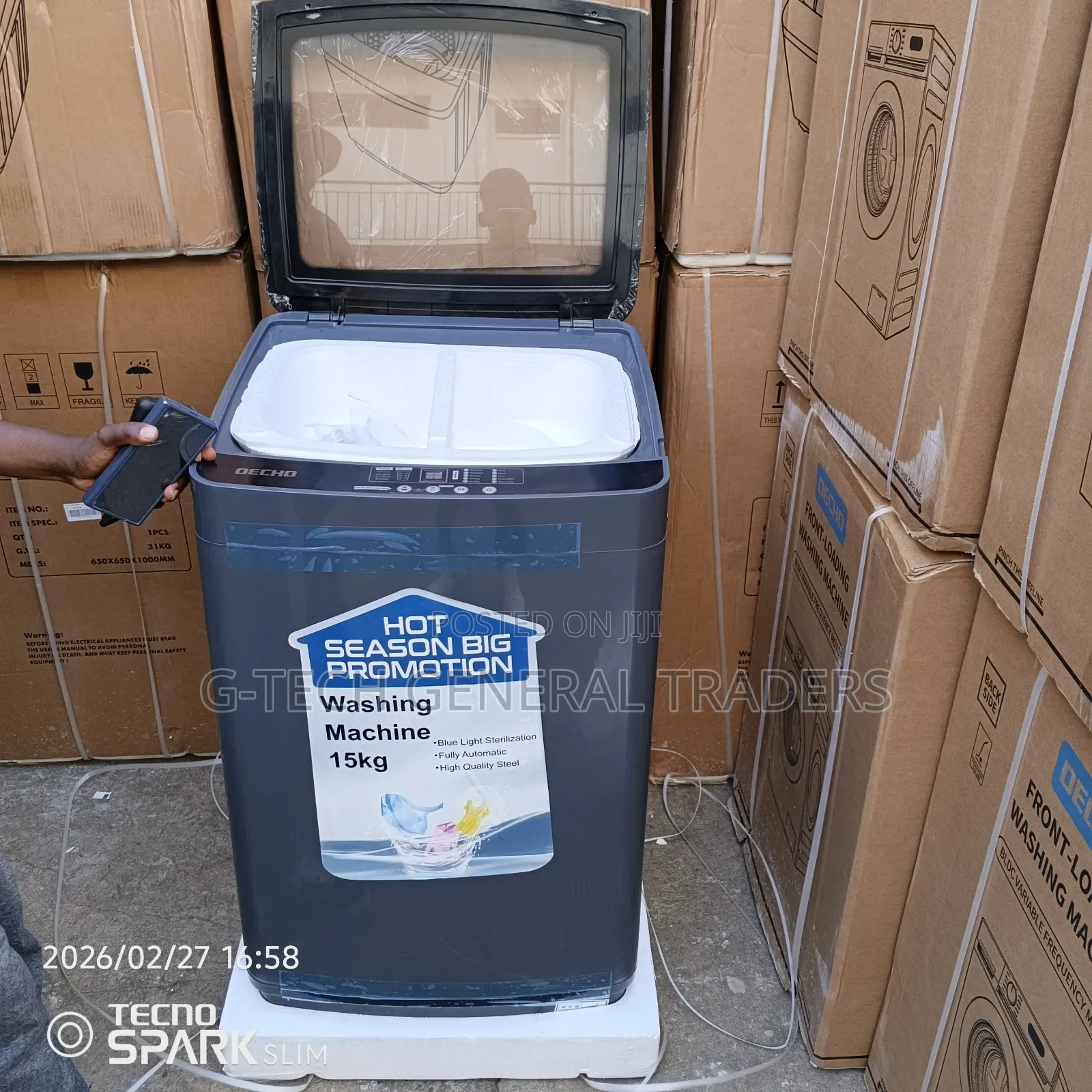 Decho 15kg Top Loader Washing Machine (1year Warranty)