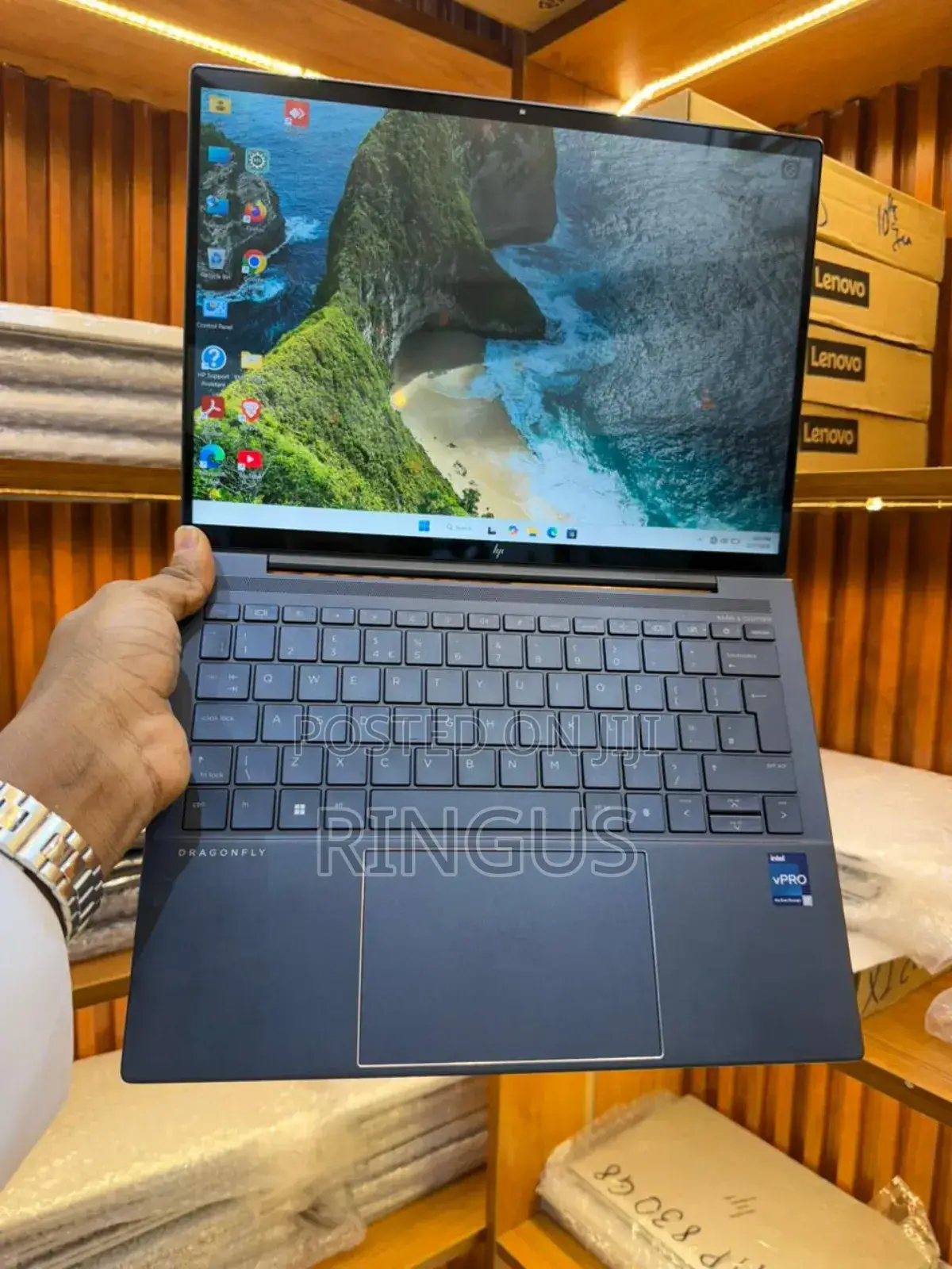 New Laptop HP Elite Dragonfly G4 16GB Intel Core i7 SSD 512GB
