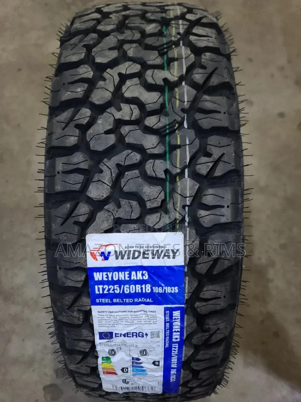 225/60r18 Wideway Tyres Ak3 All Terrain