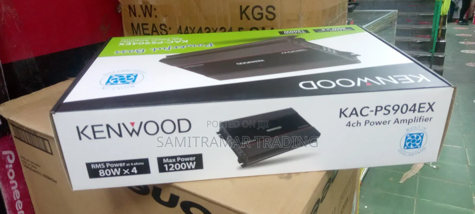 Kac-Ps904ex New Kenwood Class Ab 4-Channel Bridgeable Amplifier 1200w