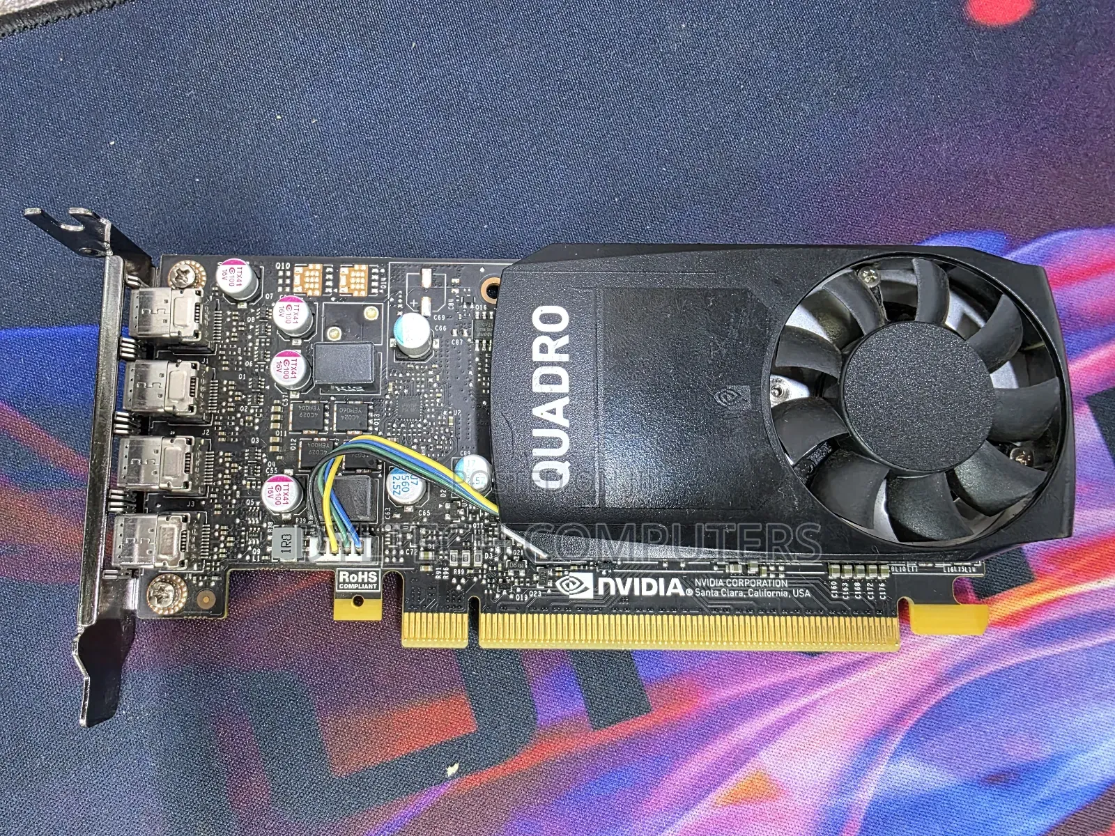 Nvidia Quadro P600 2gb Ddr5 With 4 Mini Display Ports