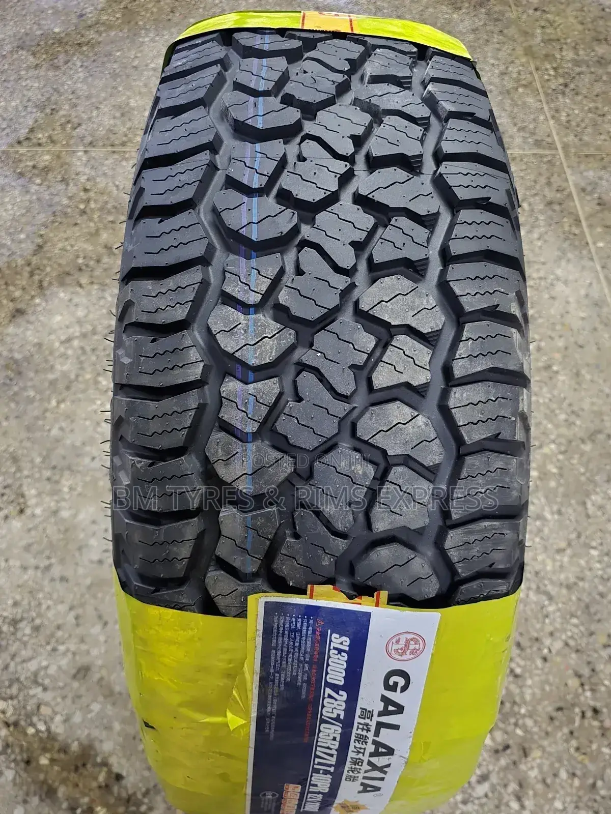 285 /65 R17 Galaxia Tyres (All Terrein)